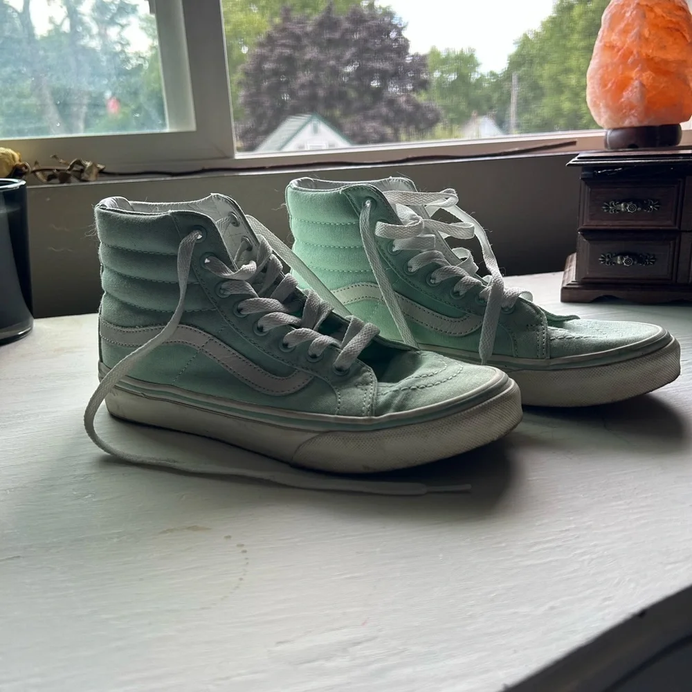 Vans High-Top Sneaker Bundle - Black, Mint, Maroon - Picture 7 of 11